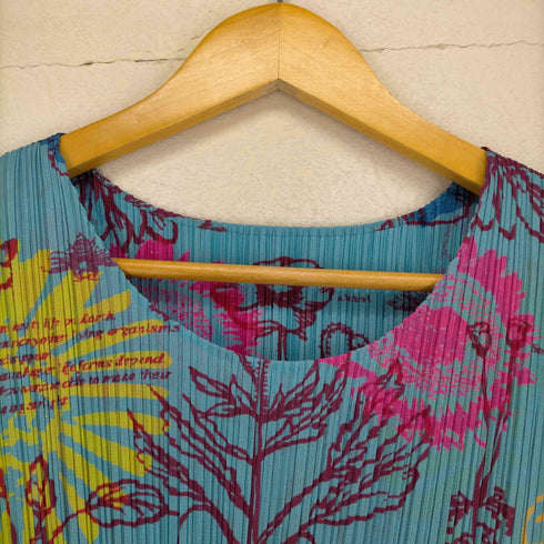 プリーツプリーズイッセイミヤケ PLEATS PLEASE ISSEY MIYAKE 07SS 総柄プリーツタンクトップ レディース JPN:S