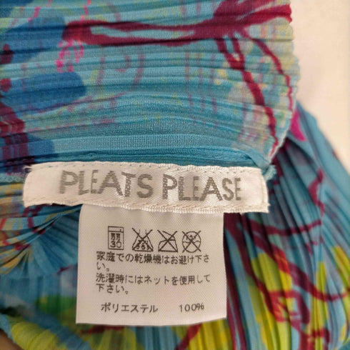 プリーツプリーズイッセイミヤケ PLEATS PLEASE ISSEY MIYAKE 07SS 総柄プリーツタンクトップ レディース JPN:S