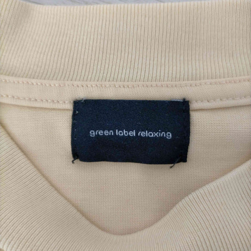 ユナイテッドアローズグリーンレーベルリラクシング UNITED ARROWS green label relaxing クリーン GIZA クルーネック Tシャツ メンズ JPN:L