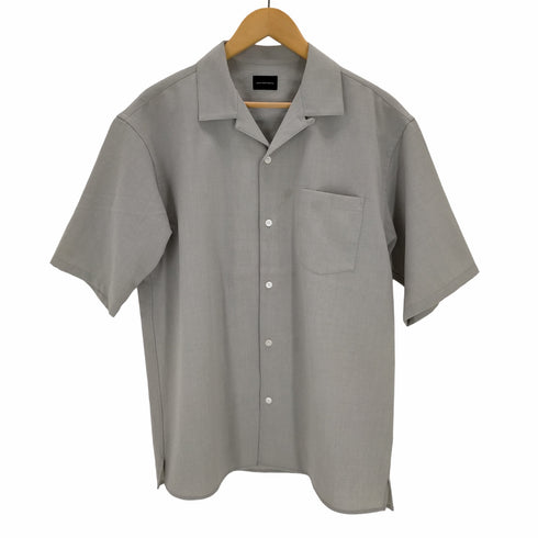 ユナイテッドアローズグリーンレーベルリラクシング UNITED ARROWS green label relaxing ドライエステル オープンカラー シャツ -防シワ・吸水速乾- メンズ JPN:L