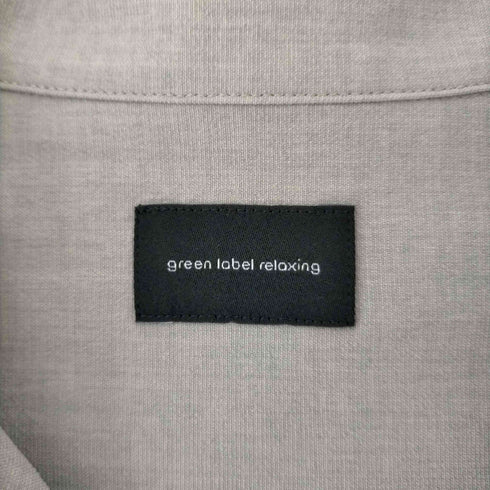 ユナイテッドアローズグリーンレーベルリラクシング UNITED ARROWS green label relaxing ドライエステル オープンカラー シャツ -防シワ・吸水速乾- メンズ JPN:L