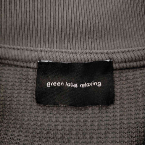 ユナイテッドアローズグリーンレーベルリラクシング UNITED ARROWS green label relaxing GIZA ハニカム クルーネック Tシャツ メンズ JPN:M
