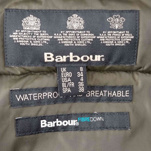 バブアー Barbour ファーフード ダウンコート レディース UK:8