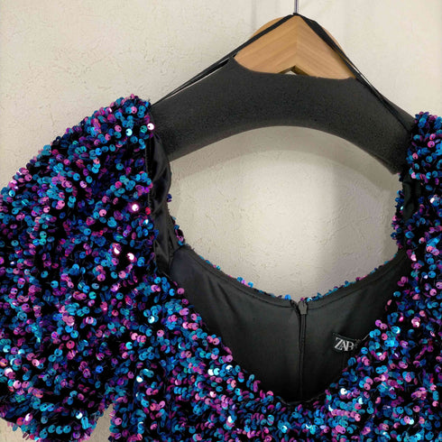 ザラ ZARA Sequin Mini Dress レディース JPN:M