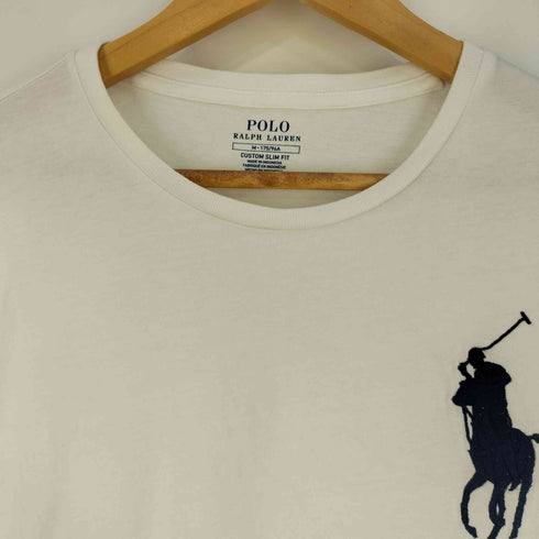 ポロラルフローレン POLO RALPH LAUREN CUSTOM SLIM FIT ビッグポニー刺繍 クルーネックTシャツ メンズ import:M