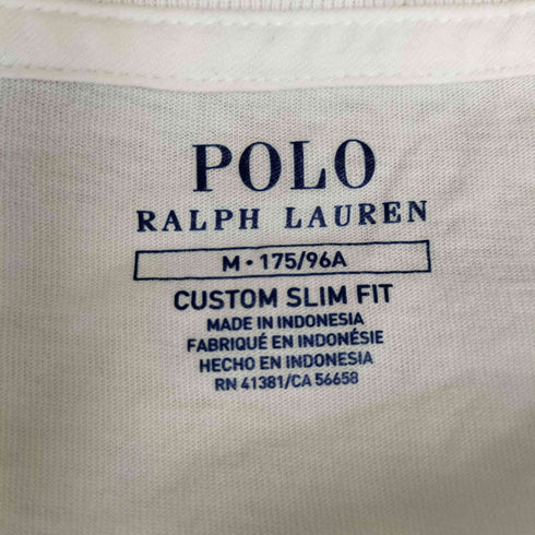 ポロラルフローレン POLO RALPH LAUREN CUSTOM SLIM FIT ビッグポニー刺繍 クルーネックTシャツ メンズ import:M