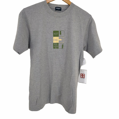 ユニクロ UNIQLO 00s OLD フロントプリントTシャツ HOT CHILI PEP-PERS メンズ JPN:S