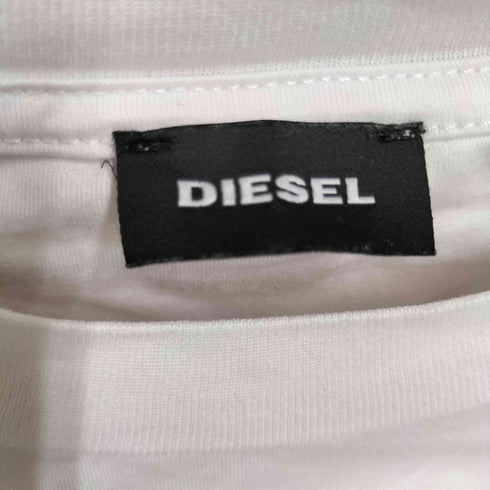 ディーゼル DIESEL ヘムレース クルーネックTシャツ メンズ import:S