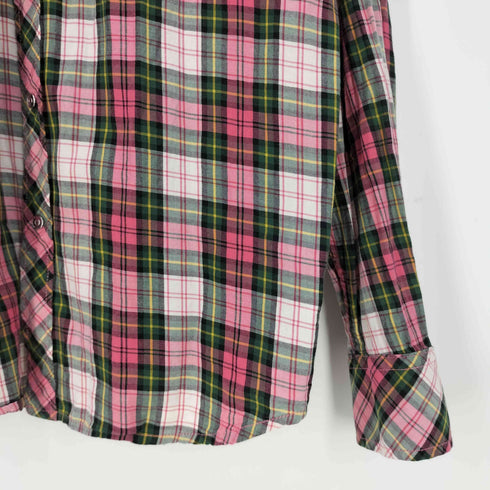 ディーゼル DIESEL スナップボタン チェックシャツ メンズ import:M