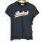リーボック Reebok 00s フロントラバーロゴプリント ストレッチTシャツ ピチT Y2K レディース JPN:L