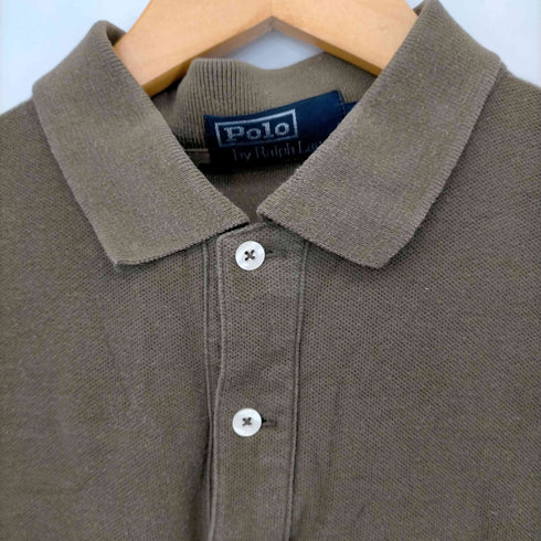 ポロバイラルフローレン Polo by RALPH LAUREN スモールポニー刺繍鹿の子ポロシャツ メンズ JPN:L