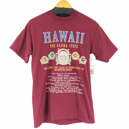 ジャージーズ JERZEES 90s USA製 HAWAII プリントクルーネックTシャツ メンズ JPN:M