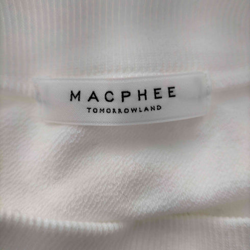 マカフィー MACPHEE コットンハイゲージジャージー ボリュームスリーブプルオーバー レディース JPN:S