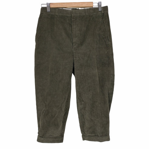 ビーバー Beaver MADE IN ENGLAND コーデュロイクロップドパンツ メンズ 32