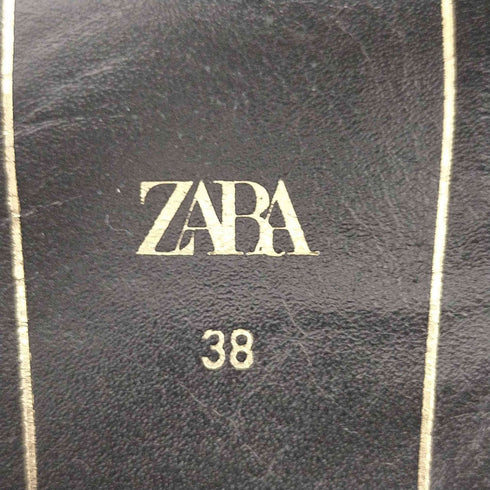 ザラ ZARA レザーグラディエーターサンダル レディース JPN:38