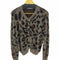 ザラ ZARA レオパードシャギーカーディガン レディース import:M