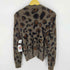 ザラ ZARA レオパードシャギーカーディガン レディース import:M