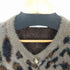ザラ ZARA レオパードシャギーカーディガン レディース import:M