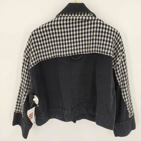 ザラ ZARA クロップドジャケット ツイード レディース L-XL