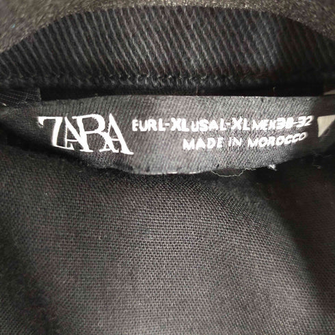 ザラ ZARA クロップドジャケット ツイード レディース L-XL