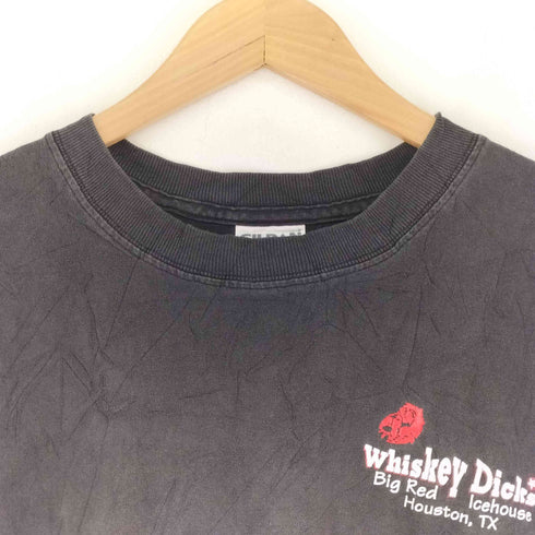 ギルダン GILDAN WHISKEY DICKS 企業プリントクルーネックTシャツ メンズ JPN:M