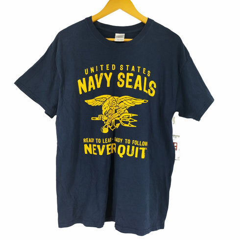 ギルダン GILDAN NAVY SEALS プリントクルーネックTシャツ メンズ JPN:L