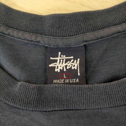 ステューシー Stussy usa製 紺タグ シングルステッチ ルービックキューブ リンクタグ メンズ JPN:L