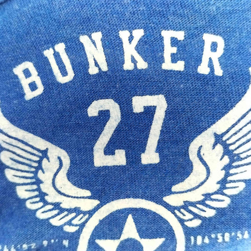 BUNKER プリントクルーネックTシャツ メンズ JPN:M