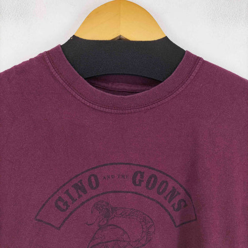 GINO AND THE GOONS アーティストプリントTシャツ メンズ