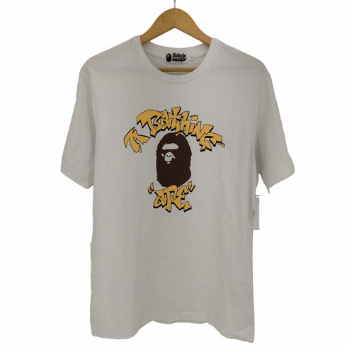 アベイシングエイプ A BATHING APE GRAFFITI COLLEGE TEE メンズ import:L