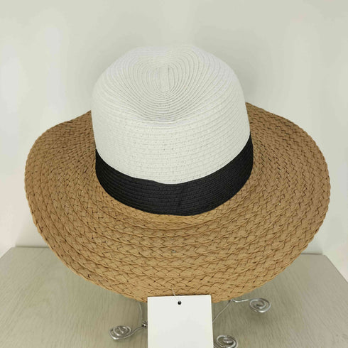 ザラ ZARA CONTRAST BAND HAT コントラスト バンドハット レディース S