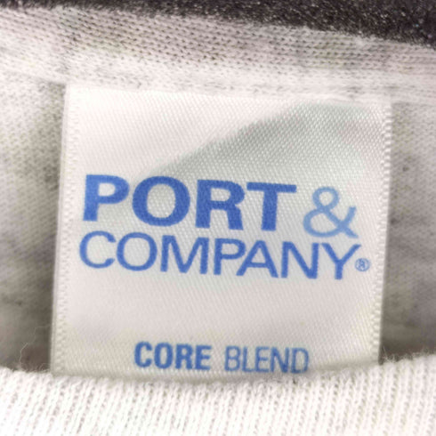 ポートアンドカンパニー PORT and COMPANY 企業プリントクルーネックTシャツ メンズ JPN:M