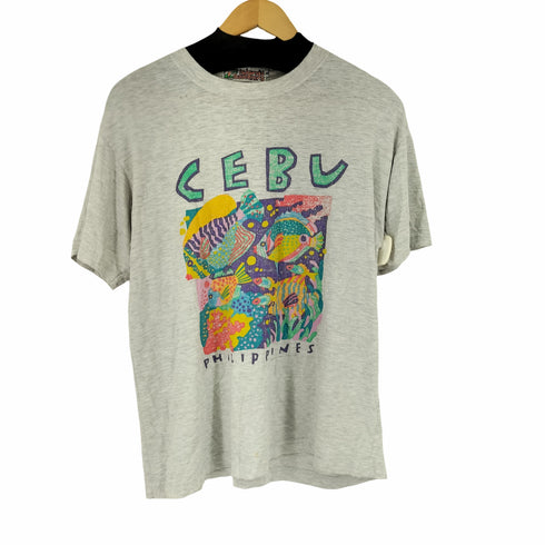 ISLAND SOUVENIRS CEBU プリントクルーネックTシャツ メンズ JPN:M
