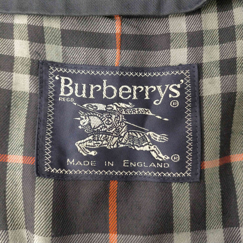 バーバリーズ BURBERRYS MADE IN ENGLAND 裏地ノバチェックステンカラーコート メンズ SHT48