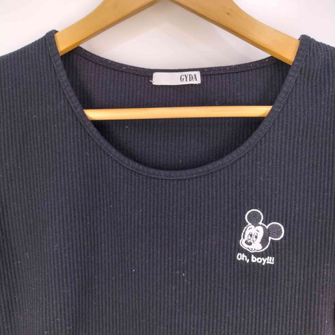 ジェイダ GYDA FACE EMBROIDERY キャラクター刺繍Tシャツ レディース FREE
