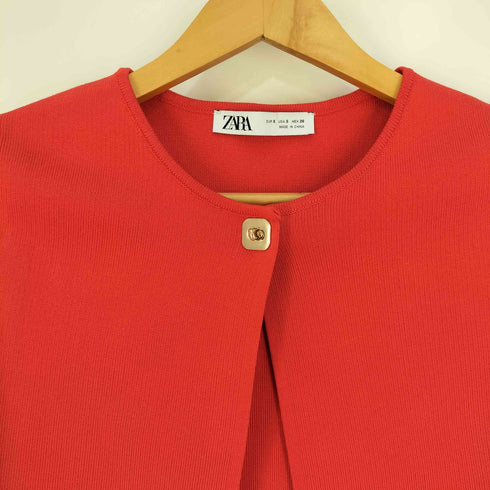 ザラ ZARA クロップドニットカーディガン レディース import:S