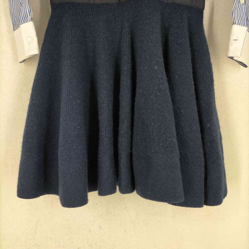 サカイラック sacai luck ニットコンビドッキングシャツワンピース レディース JPN:2