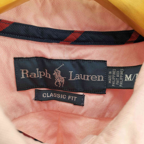 ラルフローレン RALPH LAUREN CLASSIC FIT ポニー刺繍 ボタンダウン L/S シャツ メンズ import:M