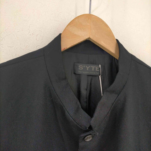 サイトバイヨウジヤマモト syte by Yohji Yamamoto COTTON TWILL STAND COLLAR VEST メンズ JPN:3