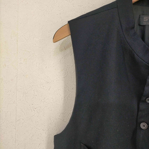 サイトバイヨウジヤマモト syte by Yohji Yamamoto COTTON TWILL STAND COLLAR VEST メンズ JPN:3