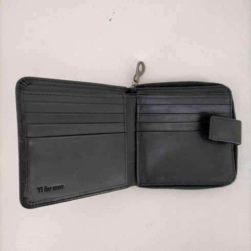 ワイズフォーメン Ys for men レザー二つ折り財布 ririジッパー メンズ