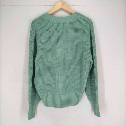 グリーンレーベルリラクシング GREEN LABEL RELAXING ミックスカラーアゼVネックカーディガン レディース FREE