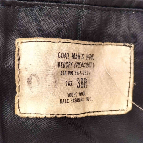 ユーエスネイビー US NAVY COAT MANS WOOL KERSEY PEACOAT メンズ 38R