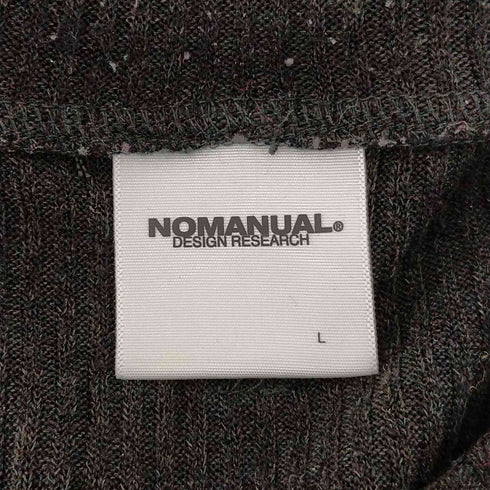ノーマニュアル NOMANUAL S.N.A KNIT LS メンズ JPN:L