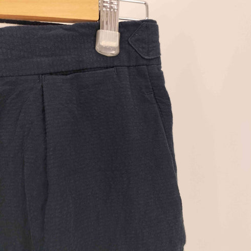 ジービーエストラウザーズ GBS trousers イタリア製 タックセンタープレス リネンシアサッカー スラックス パンツ LAMPO ジップ メンズ JPN:46