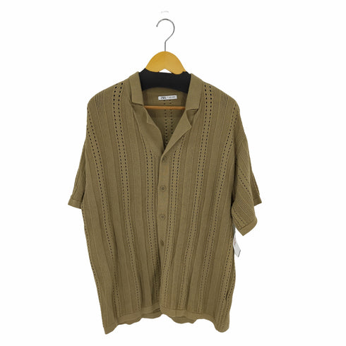 ザラ ZARA ニットS/Sシャツ メンズ import:L