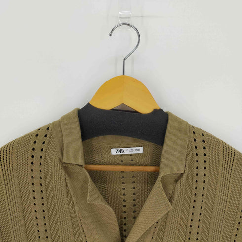 ザラ ZARA ニットS/Sシャツ メンズ import:L