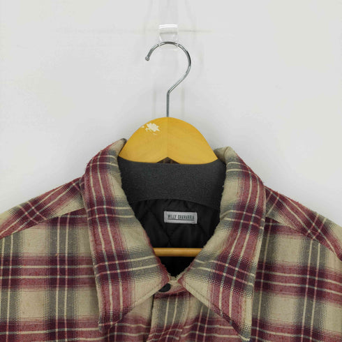 ウィリーチャバリア WILLY CHAVARRIA 22AW PLAID FLANNEL QUILTED JK キルティングネルジャケット メンズ JPN:XL