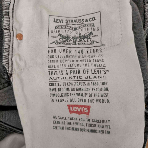 リーバイス Levis 90S USA製 ボタン裏511刻印 LOOSE FIT TAPERED LEG 後染め メンズ W36