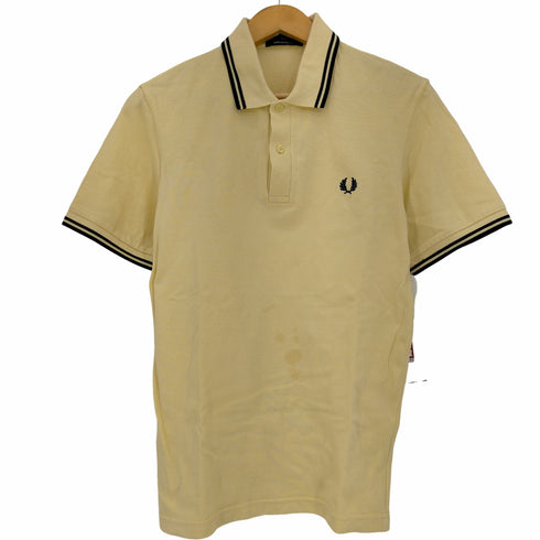 フレッドペリー FRED PERRY 英国製 ロゴ刺繍ポロシャツ メンズ 38
